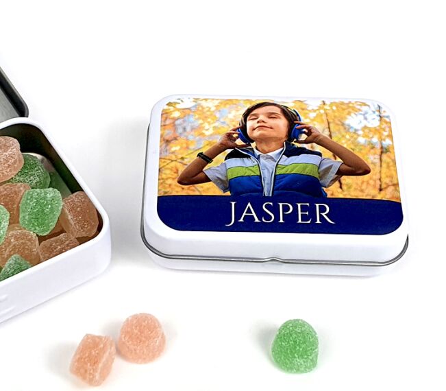 Muntdoosje met naam - Communiebedankje - Sfeerbeeld 1