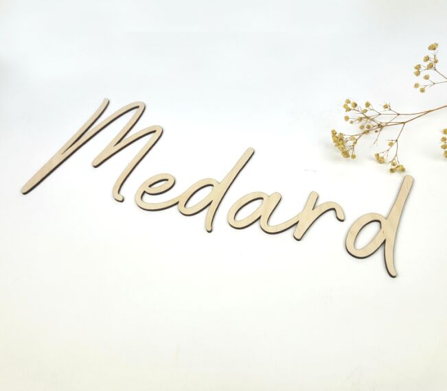 Houten naam babykamer - Sfeerbeeld 1