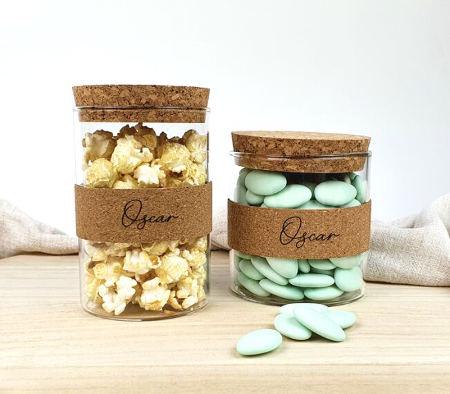 Bokaal voor doopsuiker - Kurkafwerking - Sfeerbeeld 1