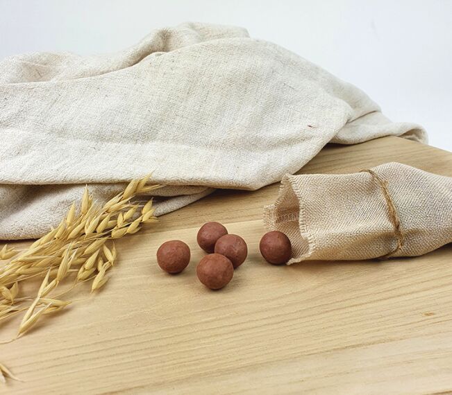 Bloembommetjes doopsuiker - Bruin - Set van 25 - Sfeerbeeld 1