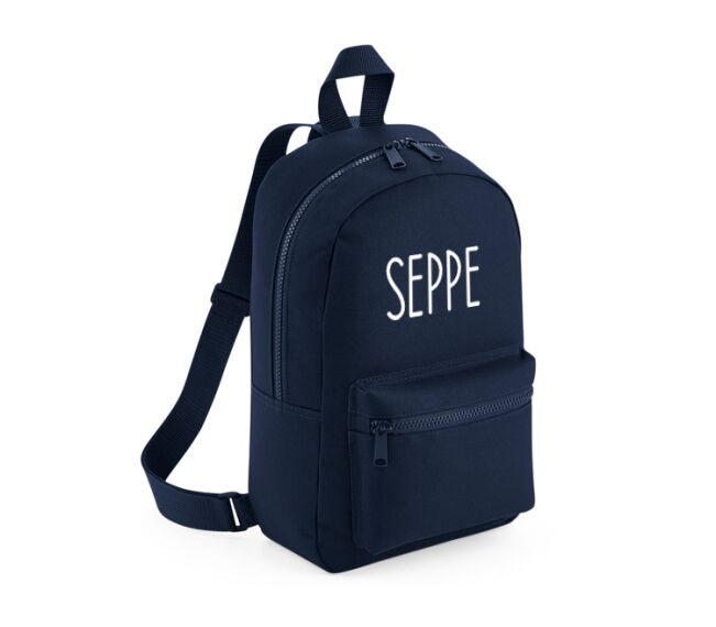 Rugzak met naam - Donkerblauw - Sfeerbeeld 1