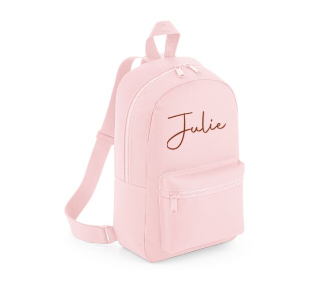 Rugzak met naam - Lichtroze - Sfeerbeeld 1