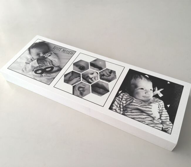 Foto op houtblok - Kerstcadeau - Sfeerbeeld 2