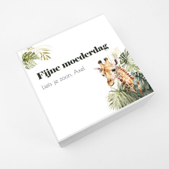 Gepersonaliseerde advokaat giftbox - Jungle design - Sfeerbeeld 1