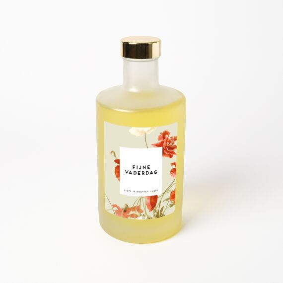 Gepersonaliseerde limoncello fles - Poppy - Sfeerbeeld 1
