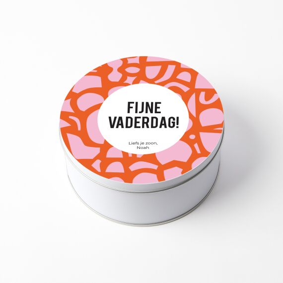 Blikken doos merci - Abstract red - Sfeerbeeld 1