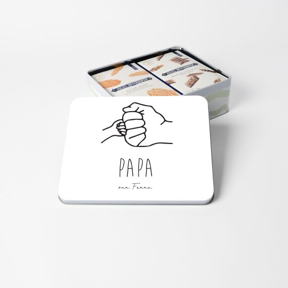 Gepersonaliseerde koekendoos voor papa - Fistbump - Sfeerbeeld 2