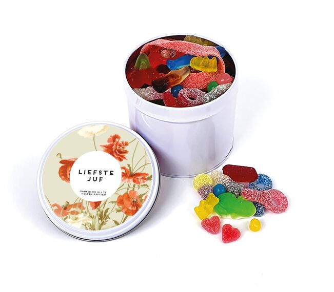 Snoepblik - Cadeau voor juf - Sfeerbeeld 1