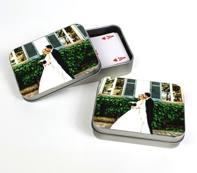 Gepersonaliseerde kaartspeldoosje - Bedankje huwelijk - Sfeerbeeld 1