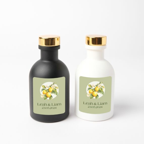 Luxe drankflesje - Bedankje huwelijk - Lemon love - Sfeerbeeld 1