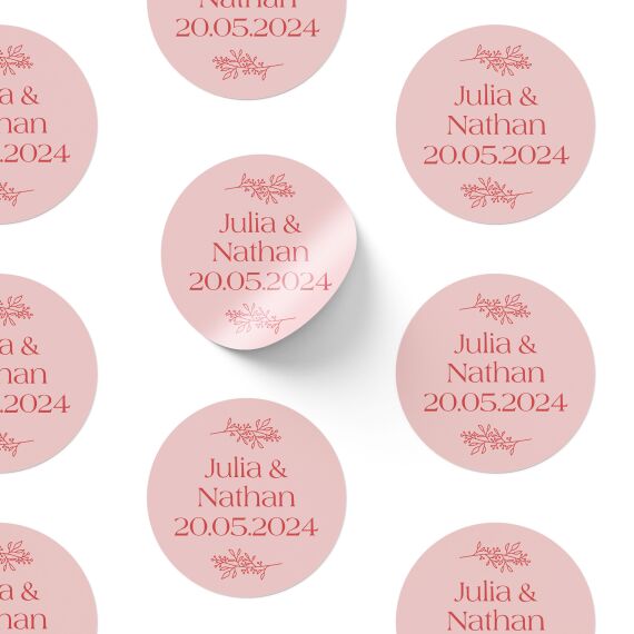 Stickers huwelijk - Set van 20 - Colormatch - Sfeerbeeld 1