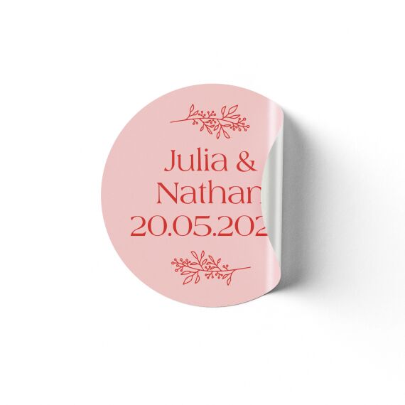 Stickers huwelijk - Set van 20 - Colormatch - Sfeerbeeld 2