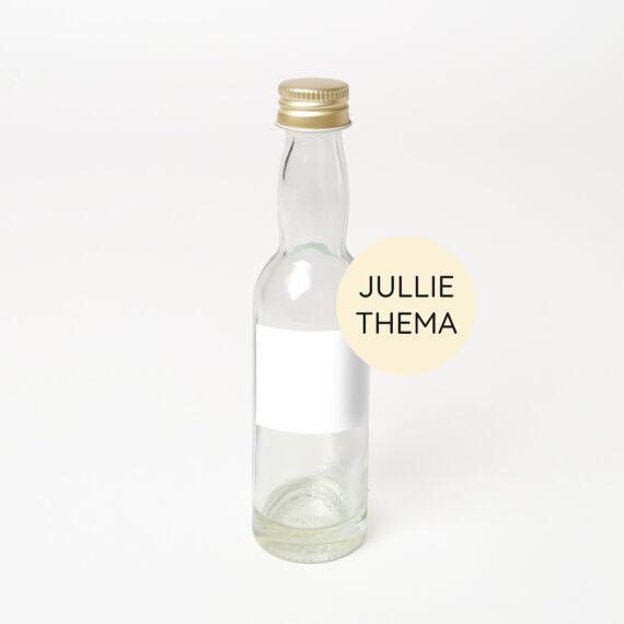 Mini drankflesjes 40ml - Bedankje huwelijk - Maatwerk - Sfeerbeeld 1