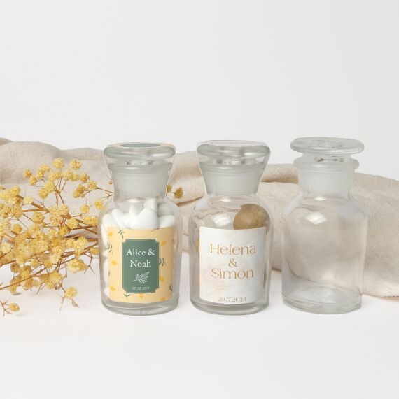 Apothekersflesje - 60 ml - Bedankje huwelijk - Sfeerbeeld 1