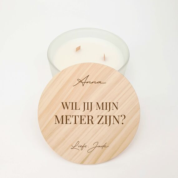 Gepersonaliseerde geurkaars XL - Simple - Sfeerbeeld 1