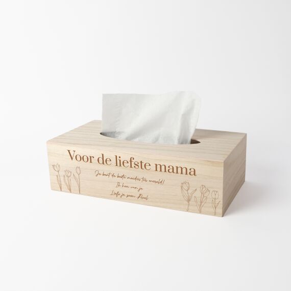 Gepersonaliseerde tissuebox - Kerstcadeau - Sfeerbeeld 2