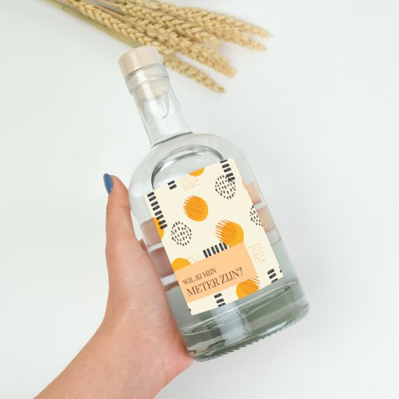 Gepersonaliseerde gin - Abstract Yellow - Sfeerbeeld 1