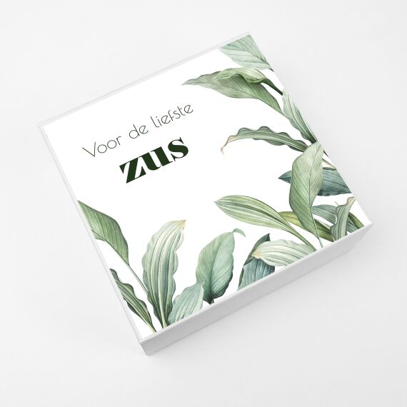 Gepersonaliseerde nutella giftbox - Peace lily - Sfeerbeeld 1