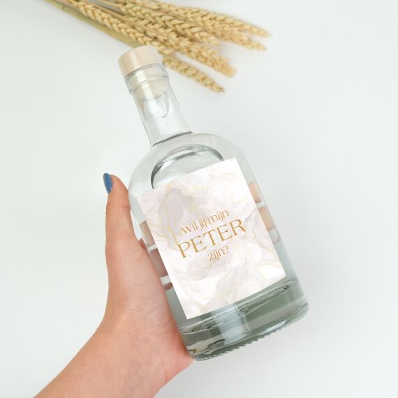 Gepersonaliseerde gin - White marmer - Sfeerbeeld 1