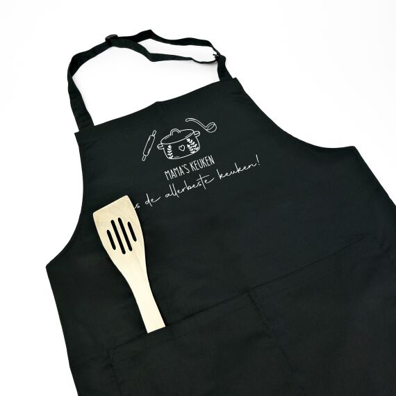 Gepersonaliseerde keukenschort - Kitchen love - Sfeerbeeld 1
