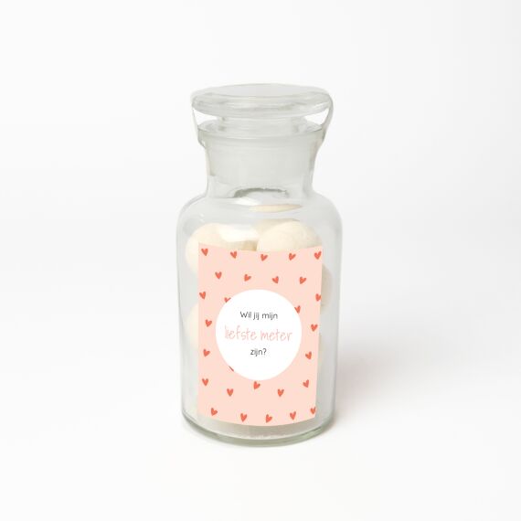 Apothekersfles met bruisballen - Hartjes patroon - Sfeerbeeld 1