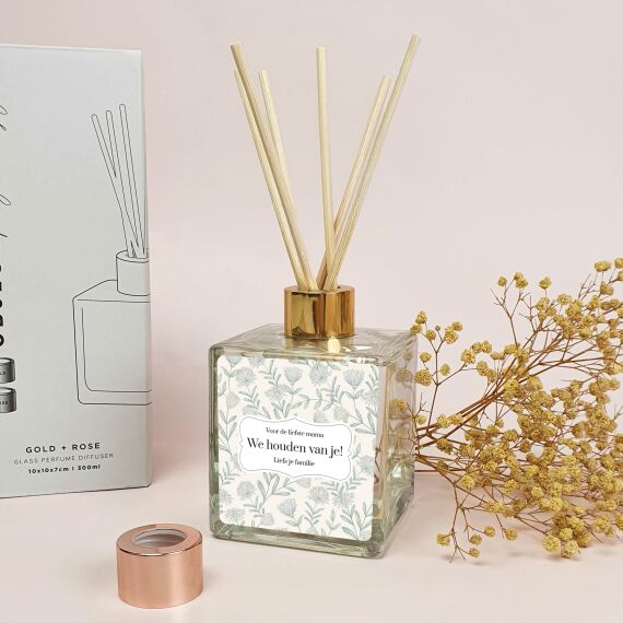 Gepersonaliseerde geurstokjes in geschenkdoos - Botanical - Sfeerbeeld 1