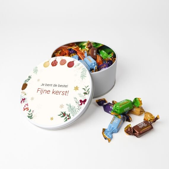 Blikken doos - Rond snoepblik - Christmas card - Sfeerbeeld 1