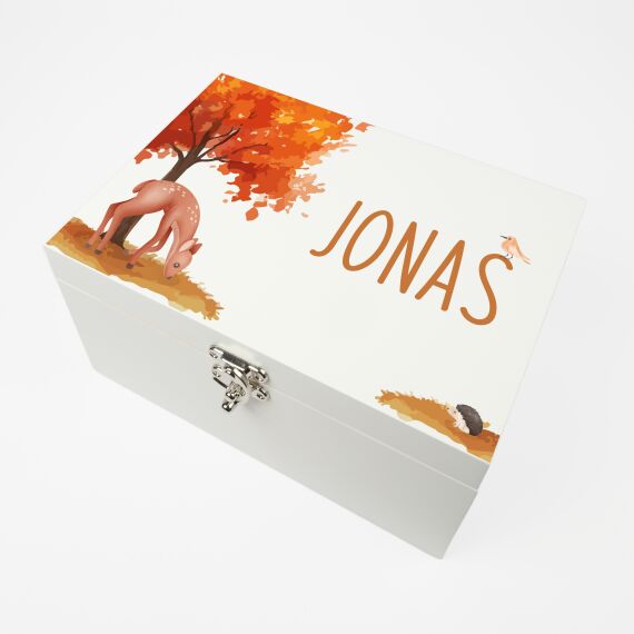 Gepersonaliseerde memory box - Wit - Autumn - Sfeerbeeld 1