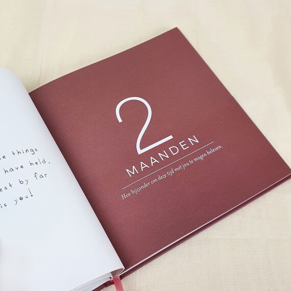 Eerste jaar invulboek - Baby meisje - Sfeerbeeld 2