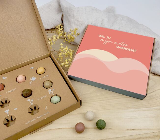 Bloembommetjes - Cadeau communie meter en peter - Sfeerbeeld 1