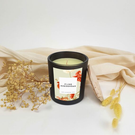Gepersonaliseerde geurkaars - Poppy design - Sfeerbeeld 2