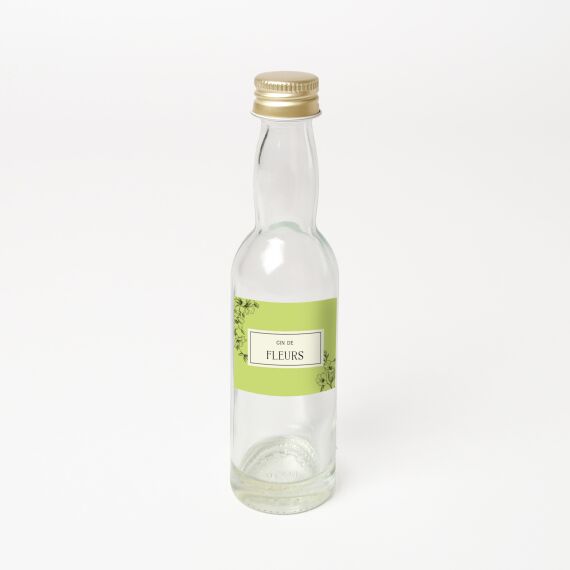Mini drankflesjes 40ml - Bedankje huwelijk - Gin - Sfeerbeeld 1