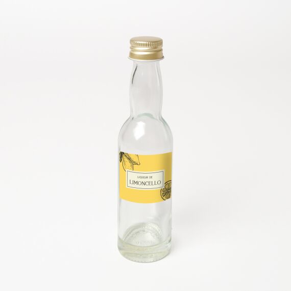 Mini drankflesjes 40ml - Bedankje huwelijk - Limoncello - Sfeerbeeld 1
