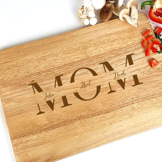 Snijplank graveren - MOM design - Sfeerbeeld 2