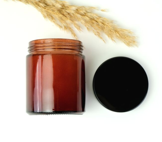 Vintage geurkaars - Abstract red design - Sfeerbeeld 3