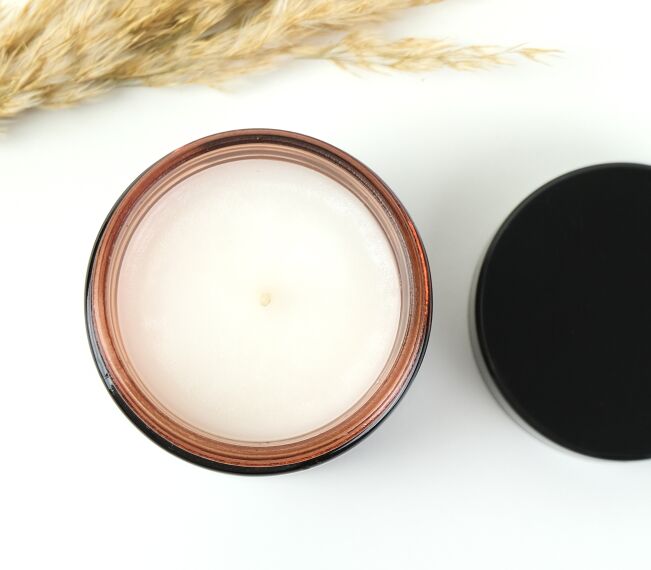 Vintage geurkaars - Abstract red design - Sfeerbeeld 4